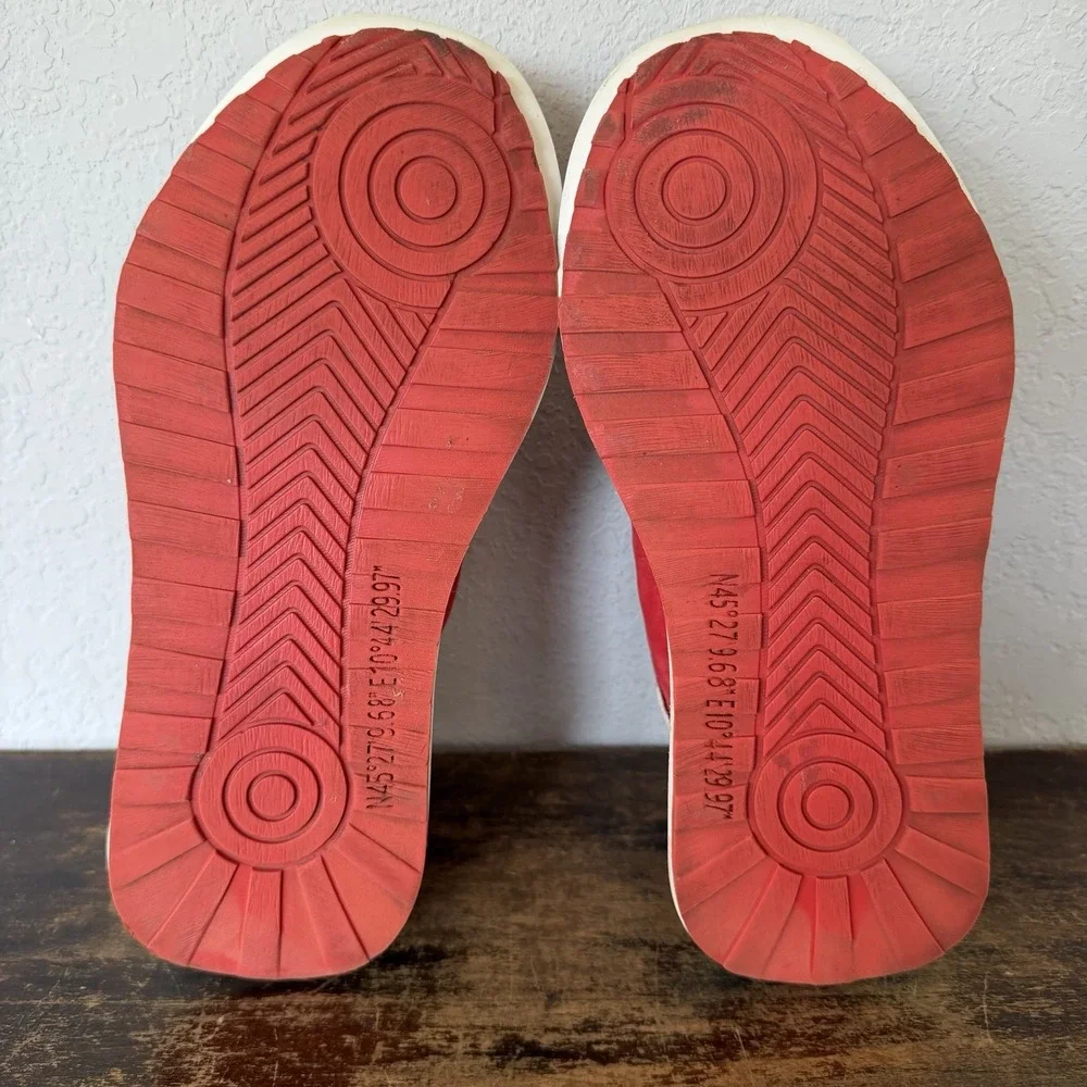 AS98 Hannie Leather Platform Sneaker Blood Red White Box EU 38 US 8 Chunky